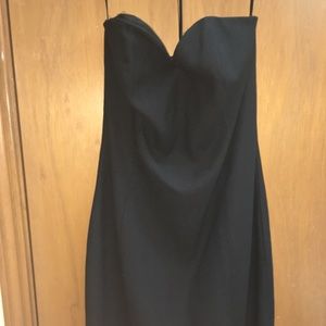 Sexy little black dress, strapless